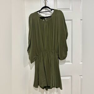 Aerie Olive Green Golden Hour Dress - XXL